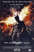 Christian Bale Autographed Signed 12x18 Dark Knight Rises Batman Photo PSA/DNA - £207.82 GBP