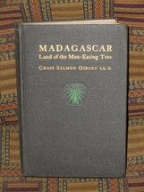 1924 Madagascar Land of the Man-Eating Tree Chase Osborn fold-out map photos 1st - £66.68 GBP