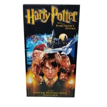 Harry Potter and The Sorcerer&#39;s Stone VHS 2002 Video Tape Movie Wizard Magic - £5.53 GBP