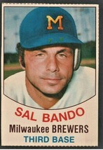  Milwaukee Brewers Sal Bando 1977 Hostess Baseball Card # 126  ! - £1.38 GBP