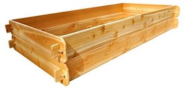 Timberlane Gardens Raised Bed Kit Double Deep (Two 3x6) Western Red Ceda... - $132.99