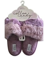 HELLO MELLO ~ Cotton Candy ~ Puff Slide-On Slippers ~ Size Large/X-Large... - $35.08 CAD