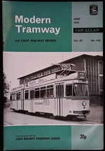 Modern Tramway and Light Railway Review Magazine June 1972 mbox3657/i Vol.35 - £3.84 GBP