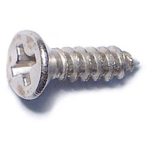 #5 x 1/2&quot; Satin Nickel Plated Steel Phillips Flat Head Hinge Screws - $15.88+