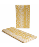 2 Pack Microfiber Dish Drying Mats 15x20 Yellow Print Design - $12.86