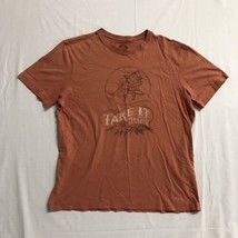 Life is good take it slow men’s size large Clay Red Brown - £12.73 GBP