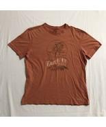 Life is good take it slow men’s size large Clay Red Brown - £12.82 GBP