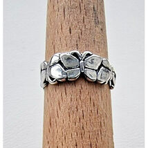 Pretty 925 Sterling Silver Butterfly Toe Adjustable Ring At - $26.33