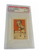 Cliff Anderson #42 Boxing Card PSA 8 Famous Fighter 1947 Cummings Son Glasgow - £298.58 GBP