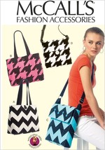McCall&#39;s Sewing  6936 Bags Totes Purses - $8.96