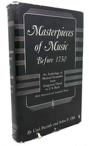 Carl Parrish, John F. Ohl Masterpieces Of Music Before 1750 : An Anthology Of - £36.76 GBP