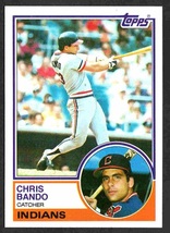 Cleveland Indians Chris Bando 1983 Topps #227 nr mt - £0.38 GBP