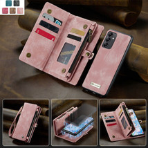 For Samsung S10 S23 S23 A33 A53 5G back Magnetic Leather Wallet Case Flip Cover - £69.92 GBP