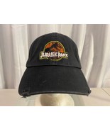 Black Universal Studios Jurassic Hook &amp; Loop Tab Adjustable Baseball Typ... - $376.79 MXN
