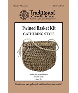 Traditional Craft Kits Twined Basket Weaving Kit (Gathering Style) Weave... - $65.55 CAD