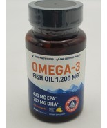 Triple Strength Omega 3 Fish Oil 1200 Mg | EPA &amp; DHA | Wild Caught 30 Pills - $12.16