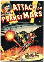 Attack On Planet MARS-1951-AVON One SHOT-WALLY WOOD-JOE KUBERT-ROCKET Cover - $429.23