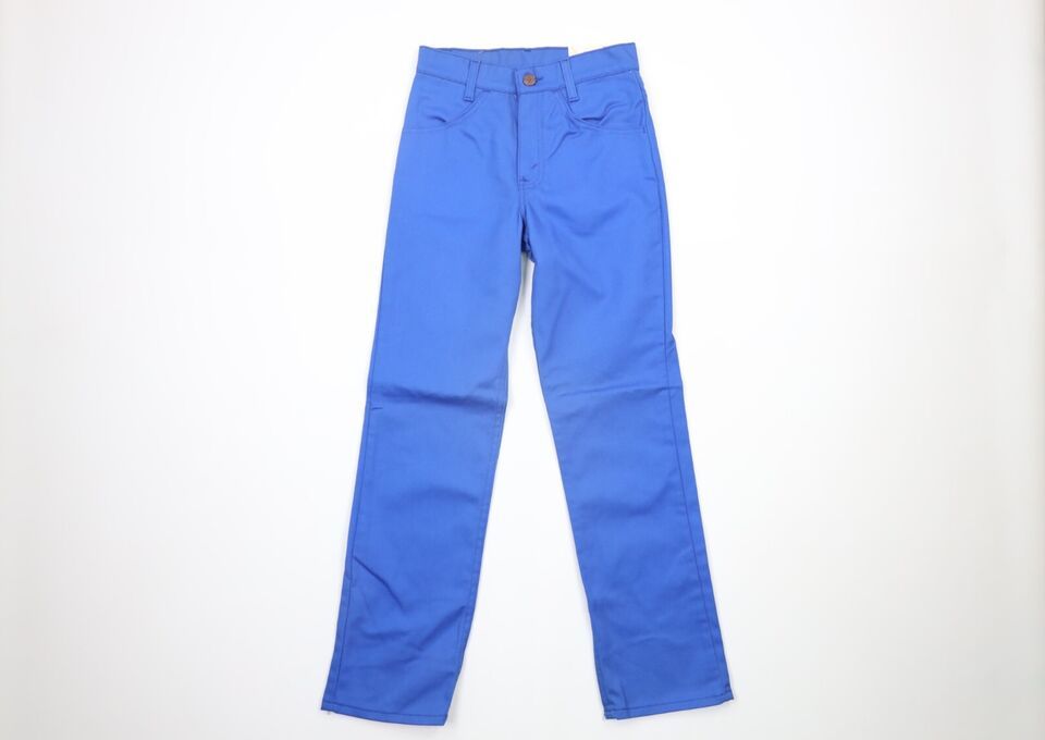 NOS Vintage 80s Levis 707 Student Fit Womens 26 Straight Leg Jeans Blue USA