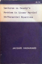 1954 Lecture&#39;s On Cauchy&#39;s Problem In Linear Partial Differential Equations - £25.04 GBP