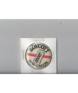 Vintage Boycott Coors Beer Non Union Button Pin Pinback 1 1/2&quot; - $374.96 MXN