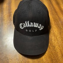 PGA Callaway Golf Hat Big Bertha Adjustable Baseball Cap Black - £10.86 GBP