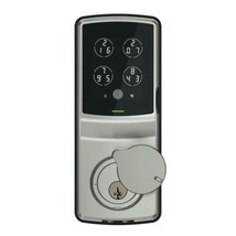 Satin Nickel Secure Pro Smart Wi-Fi Entry Door Deadbolt - $499.00