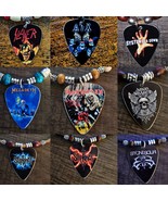 Heavy Metal Aluminum Guitar Pick Necklaces - $15.00