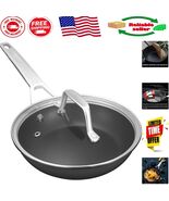 Lightweight 7-Inch Nonstick Frying Pan with Tempered Glass Lid - Easy to... - $1,439.94 MXN