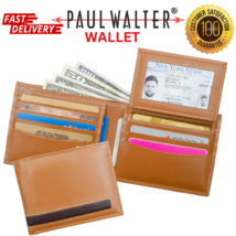 Genuine Leather Men&#39;s Bifold Wallet in GIFT BOX with  RFID Blocking - $14.84