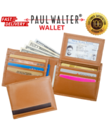 Genuine Leather Men's Bifold Wallet in GIFT BOX with  RFID Blocking - £11.66 GBP