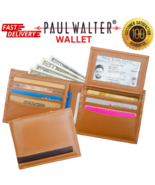 Genuine Leather Men's Bifold Wallet in GIFT BOX with  RFID Blocking - $14.84