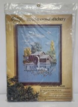 Vintage Paragon Needle Craft “Mabry Grist Mill” Creative Crewel Stitch Picture - $18.99