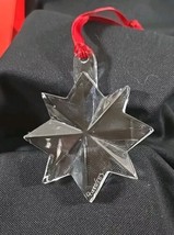 Orrefors Crystal  Christmas Holiday Ornament 3 Of 7 Seven Sisters STAR - £20.96 GBP