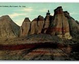 Lions Lookout in The Badlands North Dakota ND UNP DB Postcard W6 - $4.90