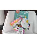 Dog Toy (new) LET&#39;S GET MAGICAL - 3 PACK MINI TOY SET - UNICORN&#39;S - SMAL... - £15.96 GBP