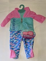 My Life AS Pink &amp; Blue Athletic Outfit with Jacket - £11.40 GBP