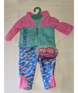 My Life AS Pink &amp; Blue Athletic Outfit with Jacket - £11.55 GBP