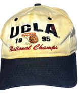 UCLA Bruins 1995 Basketball National Champs basket logo snapback hat Hea... - $27.74