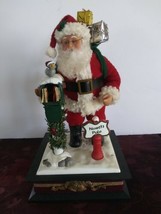 1993 Holiday Creations Santa Claus Mailbox Lighted North Pole Musical Display - £43.58 GBP