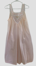 Vanity Fair Nightgown Med Pink w/White Lace Neckline 100% Soft Cotton VT... - £13.67 GBP