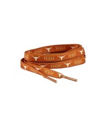 Texas Longhorns NCAA LaceUps 54&quot; One Pair Shoe Laces Burnt Orange / White - £15.58 GBP
