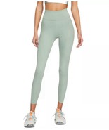 Nike Women&#39;s One Luxe 7/8 Tights, Jade Smoke/Clear, Small Regular US Tig... - $36.57