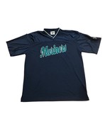 Vintage Y2K Lee Sport Seattle Mariners V-Neck Shirt Navy Blue Men’s Size XL - $556.74 MXN