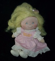 Vintage 1985 Commonwealth Sweet Suzy Sunshine Pink Doll Stuffed Animal Plush Toy - $28.50