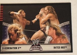 D Generation X Vs Rated RKO Trading Card WWE Ultimate Rivals 2008 #12 - £1.53 GBP