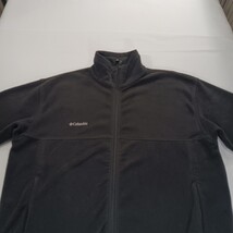 Columbia Sportswear WM6113 Men's 2XL Black Fleece Full Zip Jacket Chest 55" image 15