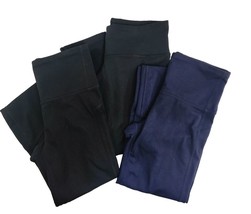 Black Capri Leggings Womens XS Columbia Gap Athleisure Workout Cozy Lot of 3 - $18.69