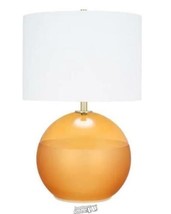 Cresswell 27.25 in. Amber Transitional Table Lamp - £62.04 GBP