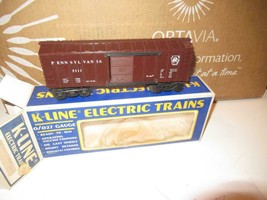 VINTAGE K-LINE TRAINS - K-5111 PENNSYLVANIA BOXCAR- 027- BOXED- NEW - B2P - £11.40 GBP