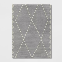 Project 62 Glacier Diamond Woven Runner Rug 9&#39;2&quot;X12&#39; - Gray - £232.75 GBP
